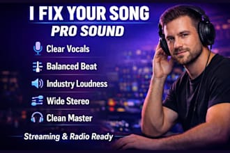 professionally mix and master your hip hop song for streaming quality