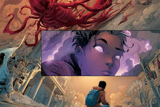 comic book illustration with comic book illustrator