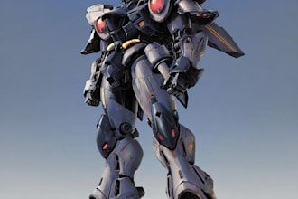 make a mecha and robot art