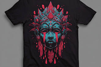 create unique streetwear, edgy, artsy tshirt designs