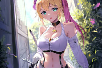 draw anime art and illustration for anime charecter