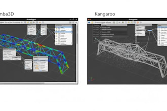 perform structural analysis and optimization using karamba3d and kangaroo