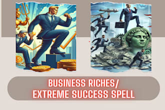 customizable business success genie spell, energy boost spell, good luck