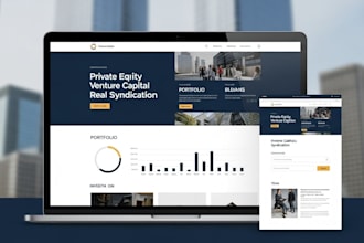 create private equity venture capital syndication firms and real estate website