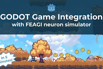 be your godot game developer for gdscript and 2d game development