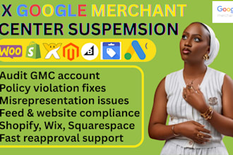 solve gmc policy suspension for shopify wix prestashop bigcommerce online sites