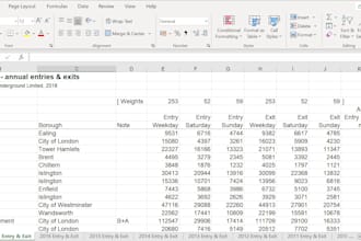 clean, merge, format, split excel data