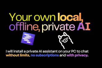 setup a free, local, private and offline ai chatbot on your hardware