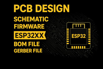 design stm32 pcb and develop firmware for embedded or automotive projects