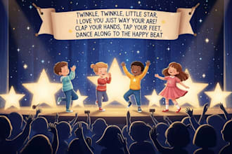 write original baby songs and nursery rhymes for kids