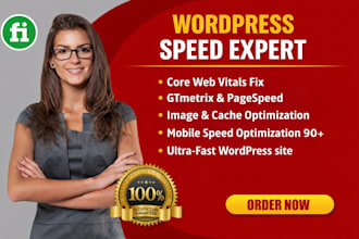 optimize wordpress website speed in 24h