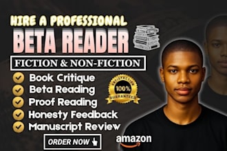 beta read your fiction manuscript and provide a detailed book critique review