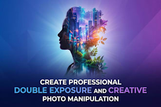 create professional double exposure and creative photo manipulation