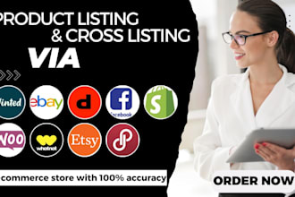 do bulk products listing using vendoo to ebay vinted depop poshmark and whatnot