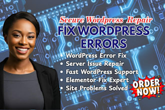 fix wordpess issue, fix wordpress server error, wordpress bug fix