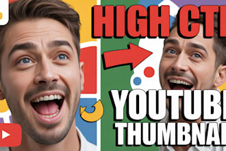 create viral youtube thumbnail