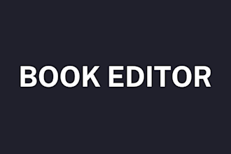 line edit, copy edit your manuscript
