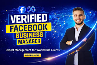 create fresh verified fb business manager and ads account
