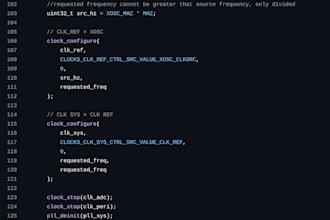 embedded development for raspberry pi pico in c