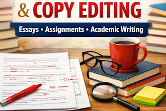 proofread essays, assignments, and academic writing