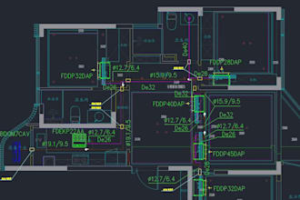 design hvac and drawing cad