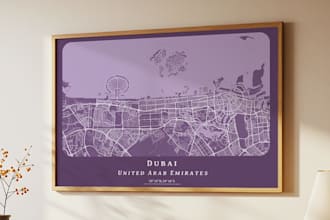 design a minimalist street map of the city of your choice