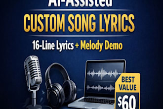 ai assisted custom song lyrics 16 line demo