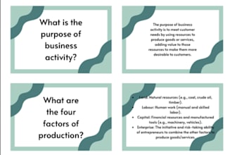 design any type of flashcards