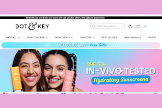 design skincare shopify store beauty website cosmetics spa website makeup store