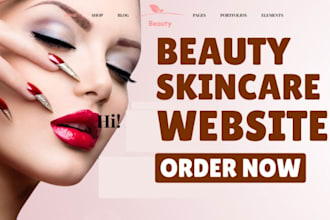 skincare shopify store skin care website beauty shopify store cosmetic website