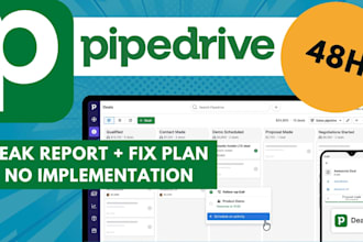 deliver a 48h pipedrive revenue leak check