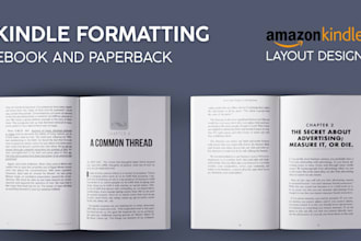 do book formatting for amazon kdp paperback book editing