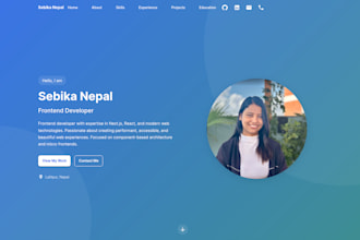 develop a fast SEO friendly website using nextjs