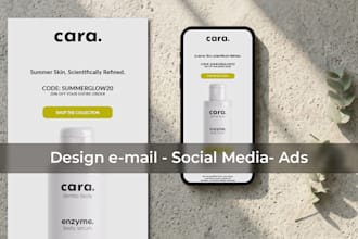 design email newsletter or email marketing campaign