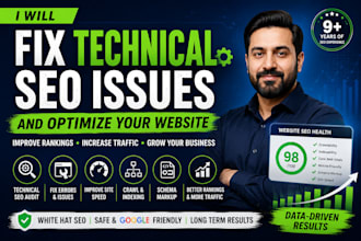 fix technical SEO issues and optimize your website