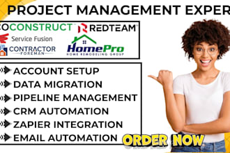 setup coconstruct redteam contractor foreman foundation service fusion house pro