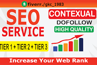 put tier 1 tier 2 or tier 3 SEO backlinks for increase your web rank