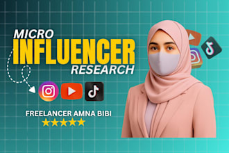 do micro influencer research for instagram and tiktok