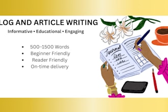 write engaging blog posts and articles