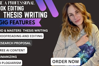 proofread and edit your thesis, dissertation, proposal and research paper
