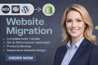 migrate woocommerce to shopify, wordpress to shopify, wix to shopify migration