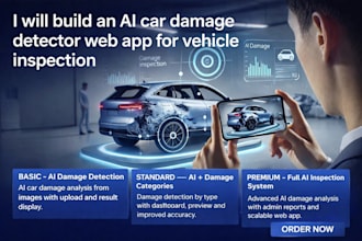 build an ai car damage detector web app for vehicle inspection