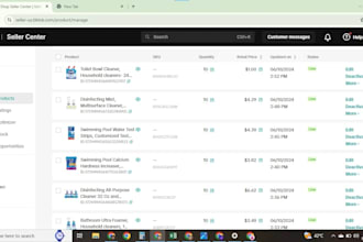 research SEO optimized tiktok shop, product listing and auditing