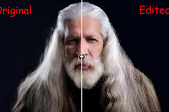 do restore enhance and upscale photos with retouching