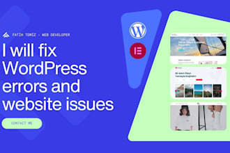 fix wordpress errors and website issues