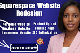 redesign and  revamp squarespace website to boost conversions and brand trust