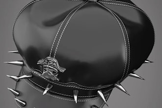 model 3d cap design 3d hat 3d headwear 3d garment 3d fashion techpack