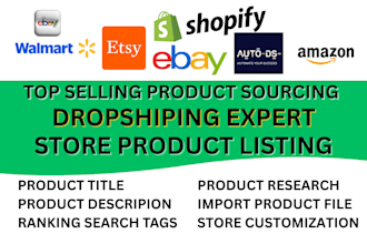 fix upload product listing to shopify zalando amazon ebay via aliexpress spocket