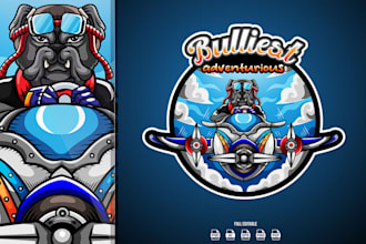 do a wonderful superb airplanes logo design