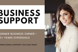 provide admin and business support for small businesses